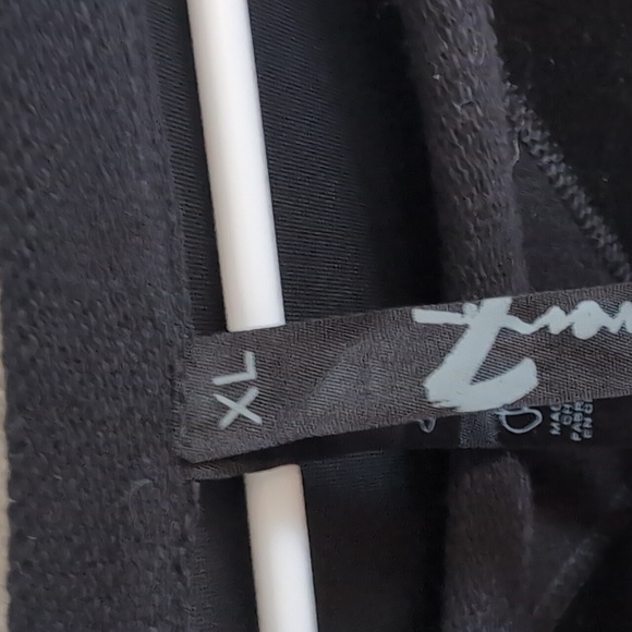 NWT Seven7 Black and Bronze Metallic Sweatshirt XL Athleisure Weekend Wear - Picture 4 of 6